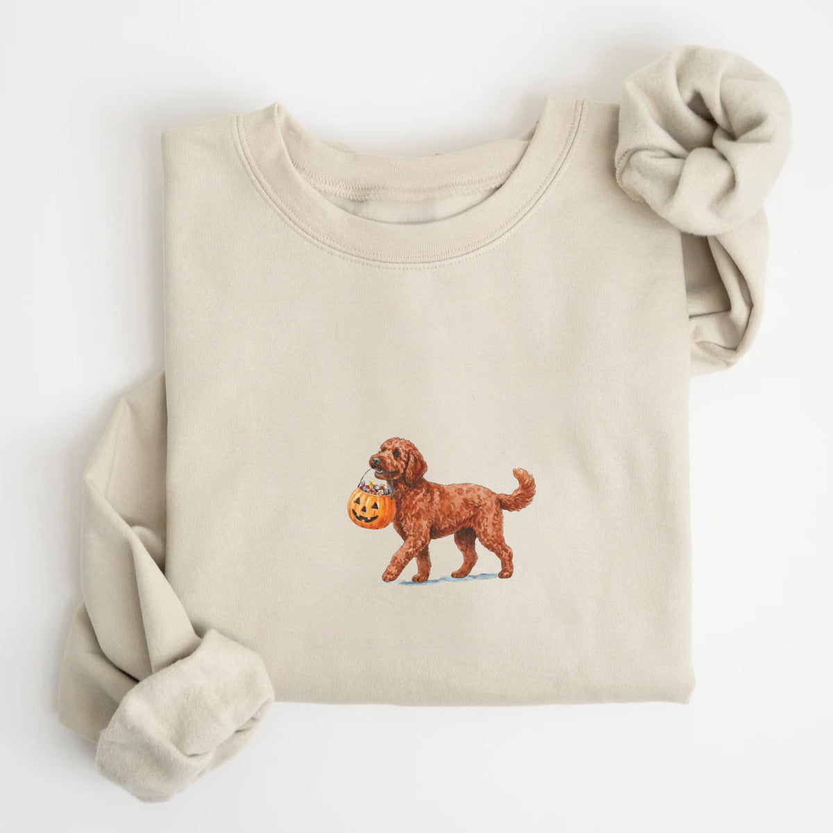 Goldendoodle Red Halloween Sweatshirt