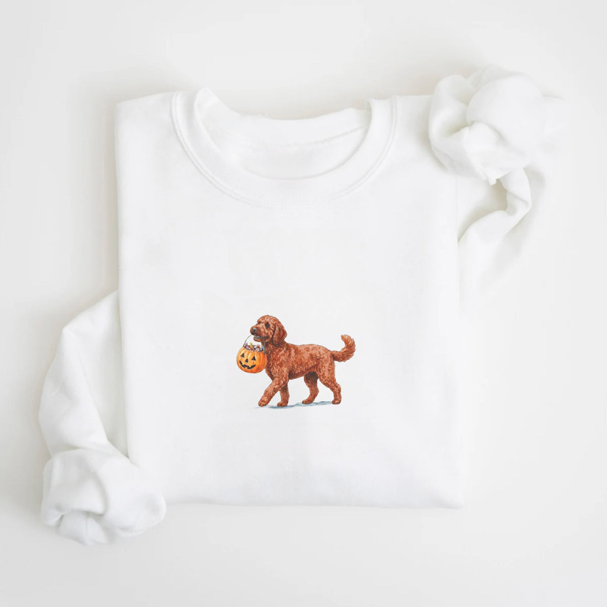 Goldendoodle Red Halloween Sweatshirt