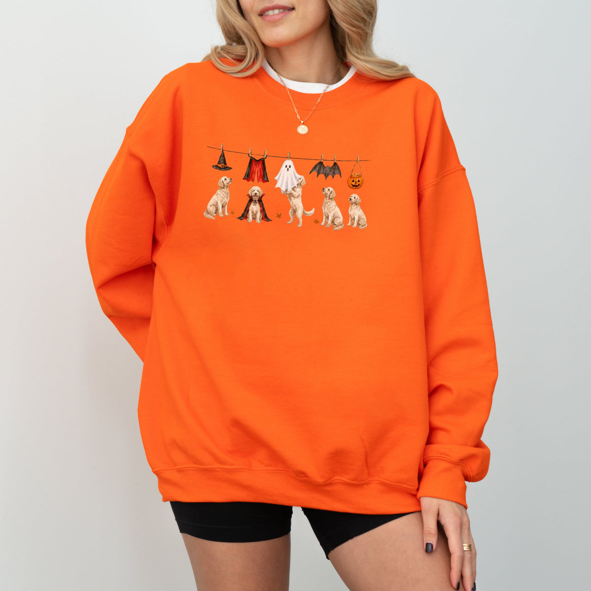 Goldendoodle Cream Halloween Sweatshirt