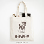 Howdy Basenji Tote Bag