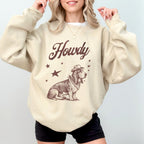 Howdy Basset Hound Sweatshirt