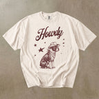 Howdy Boston Terrier  T-shirt