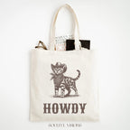 Howdy Bengal Cat Tote Bag