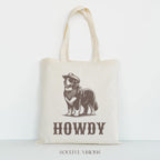 Howdy Bernese Mountain Tote Bag
