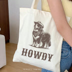 Howdy Bernese Mountain Tote Bag