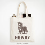 Howdy Bernese Mountain Tote Bag