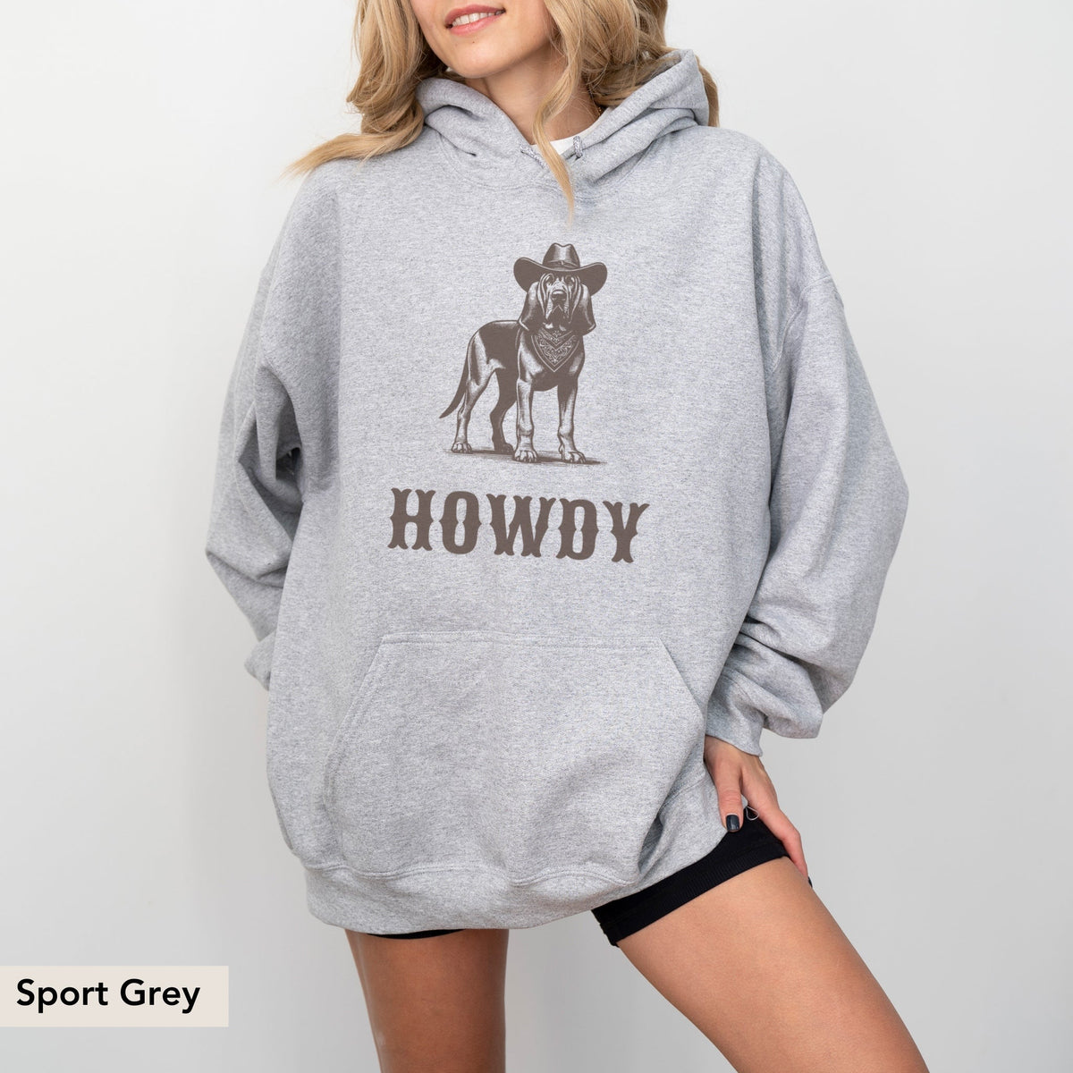 Howdy Bloodhound Hoodie