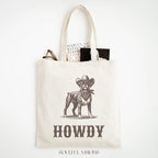 Howdy Boxer Tote Bag