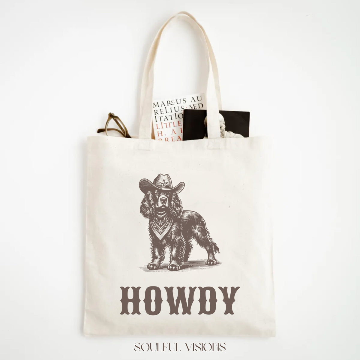 Howdy Boykin Spaniel Tote Bag