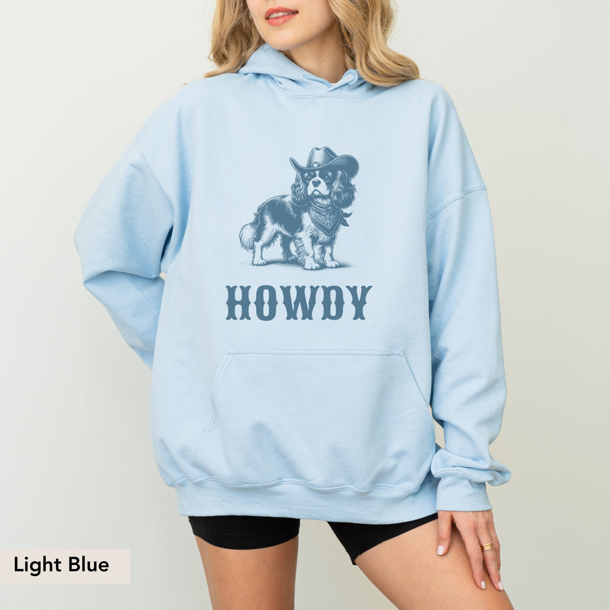 Howdy Cavalier King Charles Spaniel Hoodie
