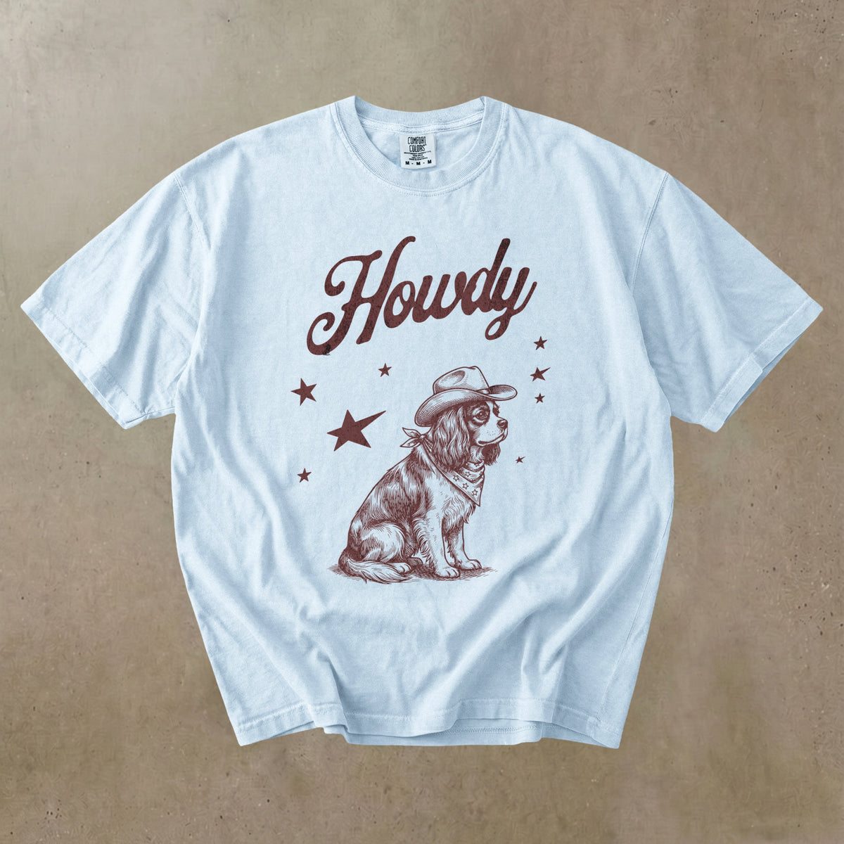 Howdy Cavalier King Charles Spaniel T-shirt