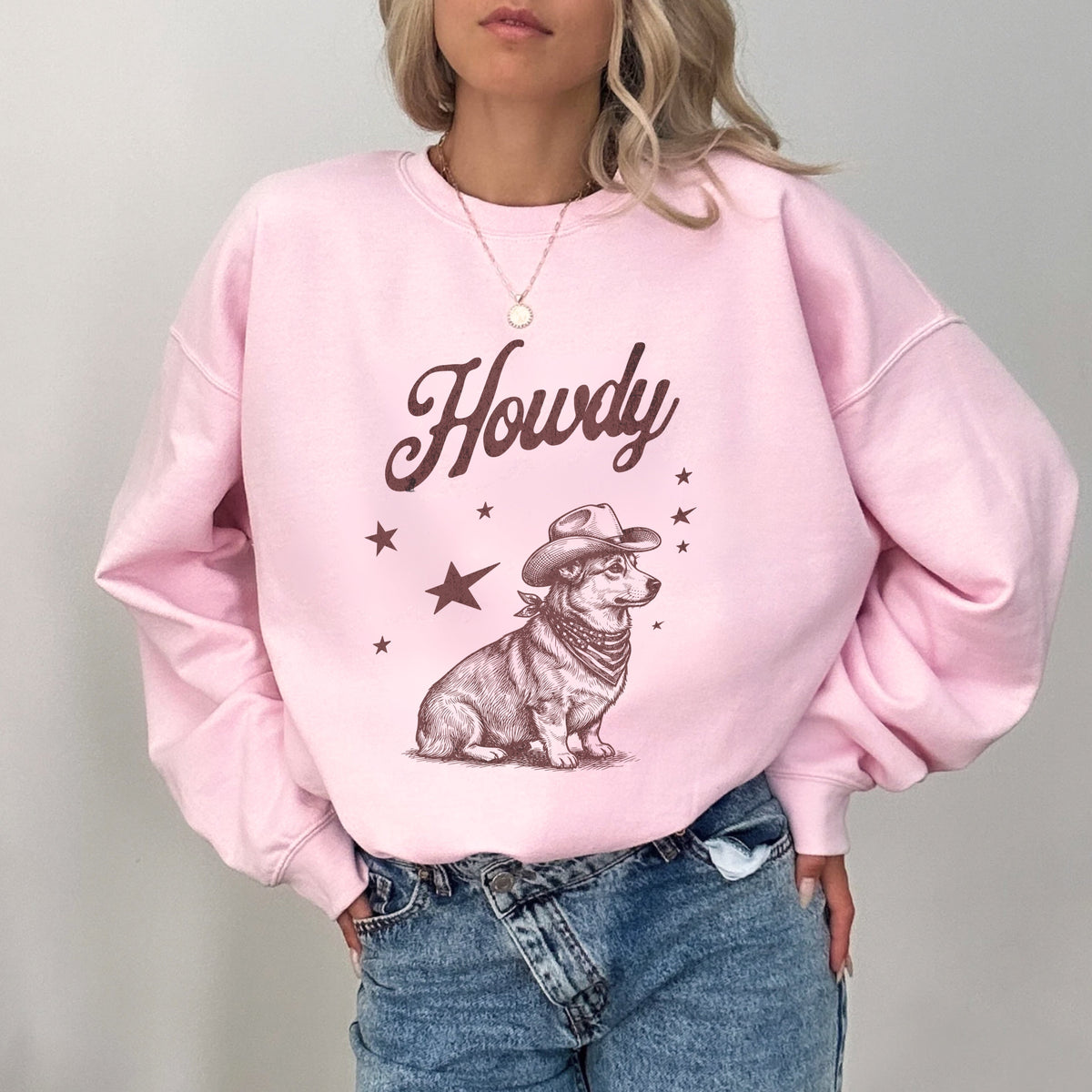 Howdy Corgi Sweatshirt