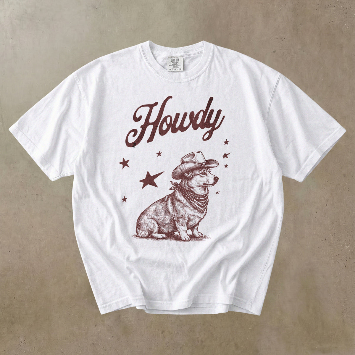 Howdy Corgi T-shirt