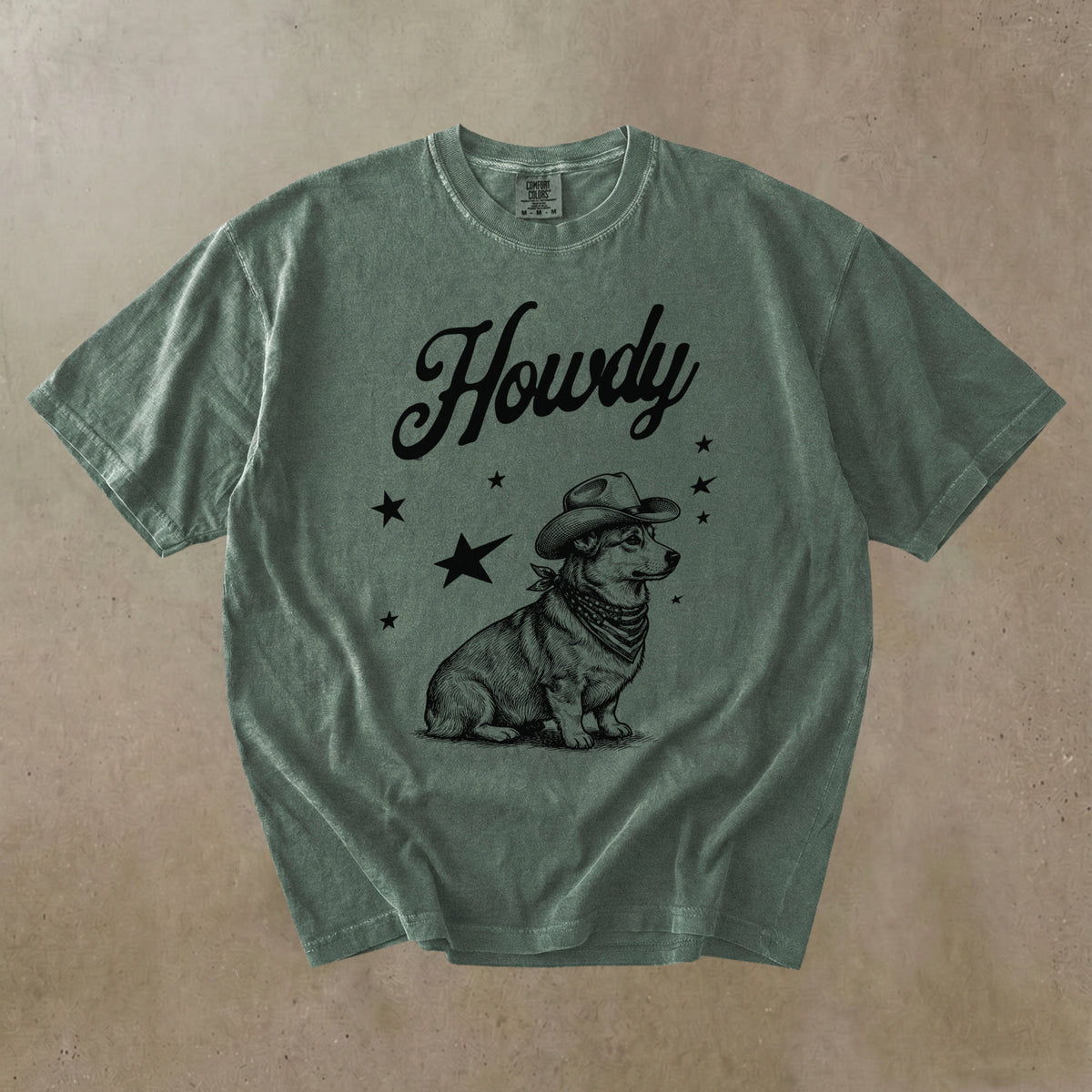 Howdy Corgi T-shirt