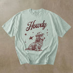 Howdy Dachshund Longhaired T-shirt