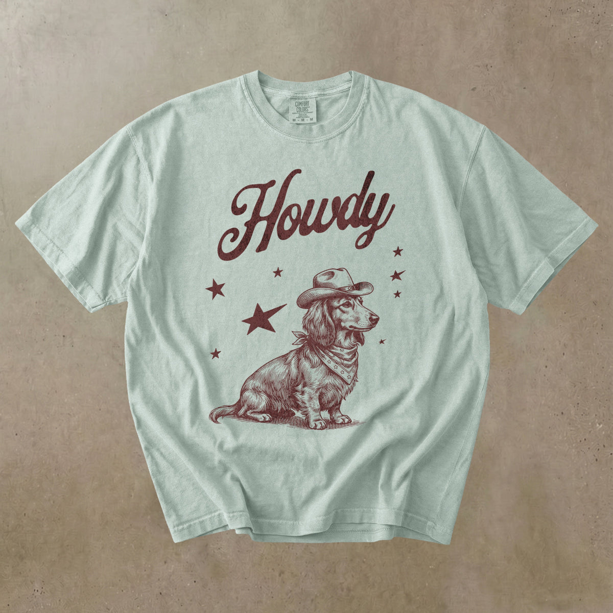 Howdy Dachshund Longhaired T-shirt