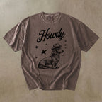 Howdy Dachshund Shorthaired T-shirt