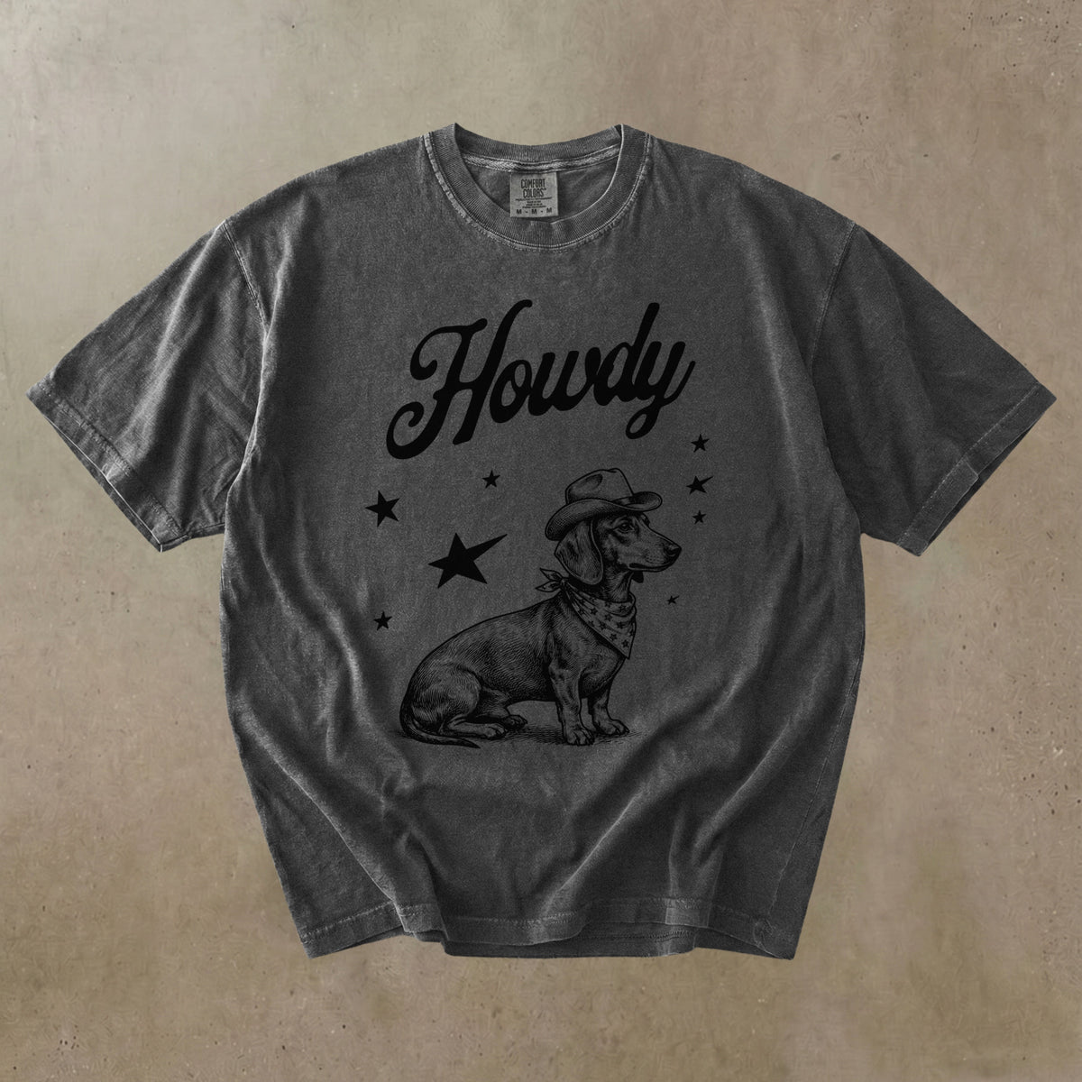 Howdy Dachshund Shorthaired T-shirt