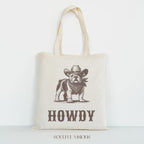 Howdy English Bulldog Tote Bag