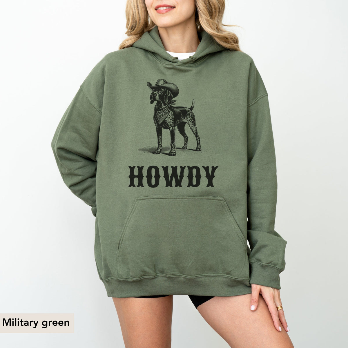 Howdy German Shorthaired Pointer Hoodie
