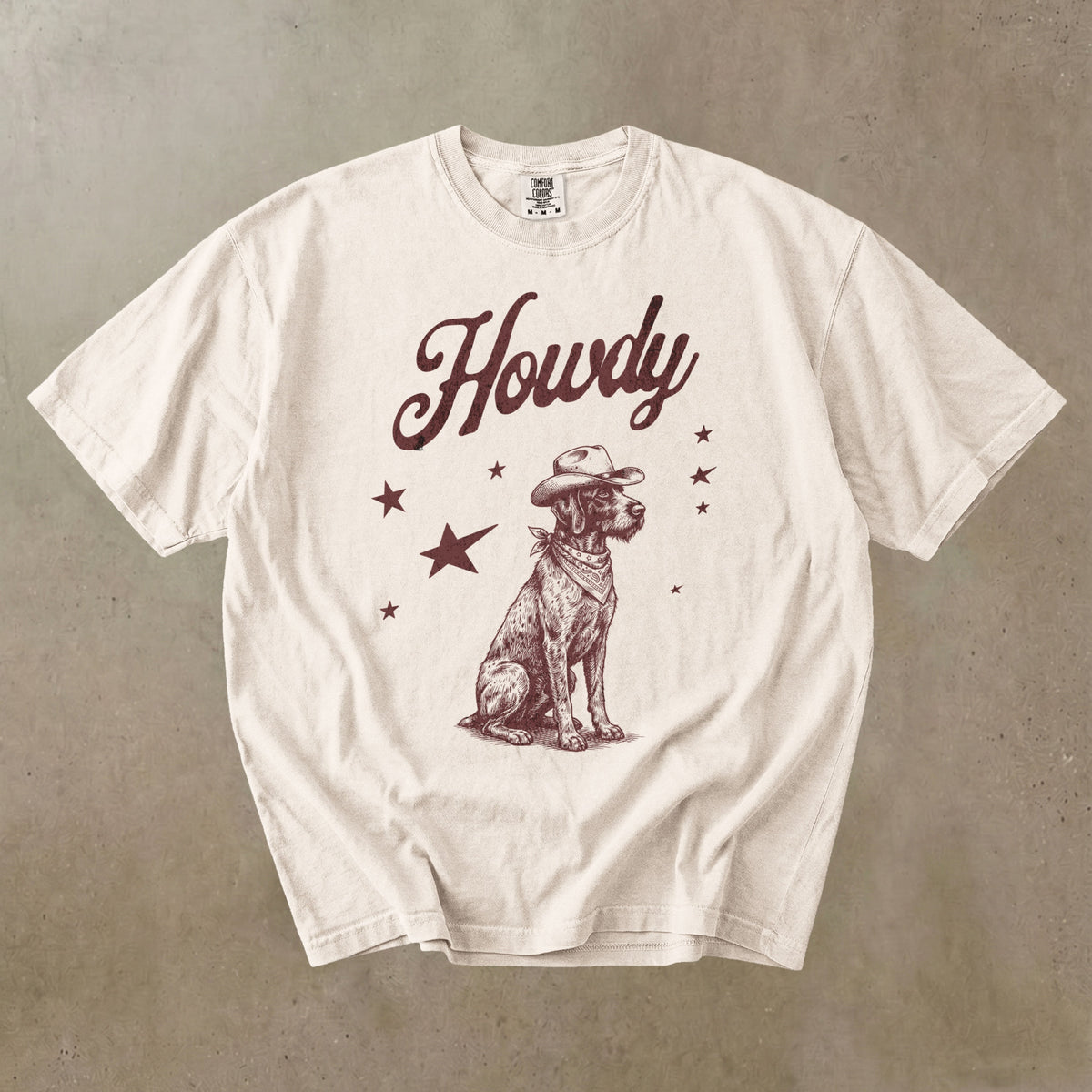 Howdy German Wirehaired Pointer T-shirt