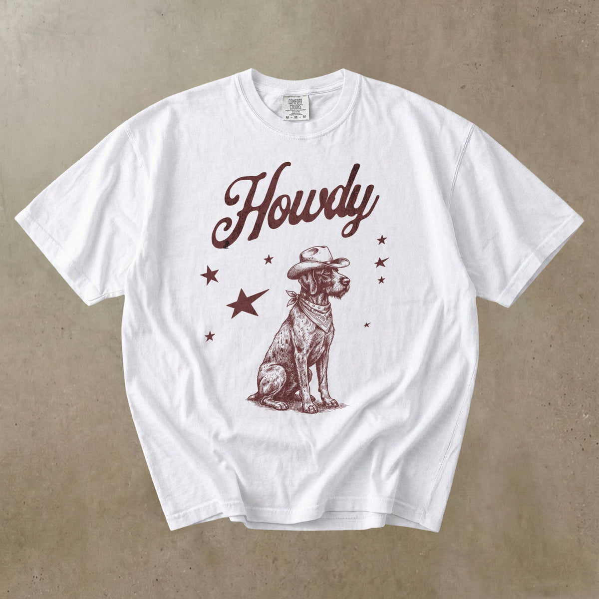 Howdy German Wirehaired Pointer T-shirt