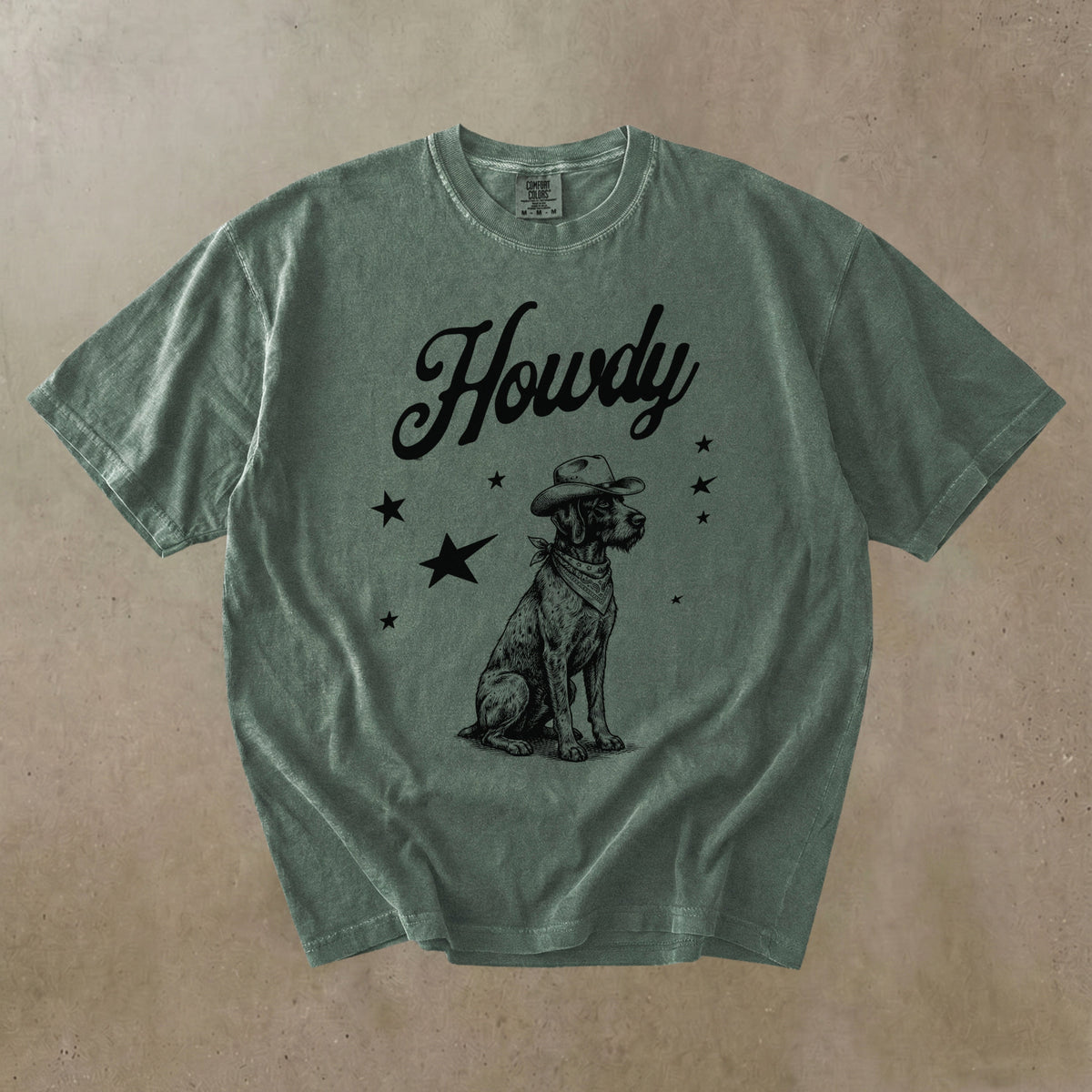 Howdy German Wirehaired Pointer T-shirt