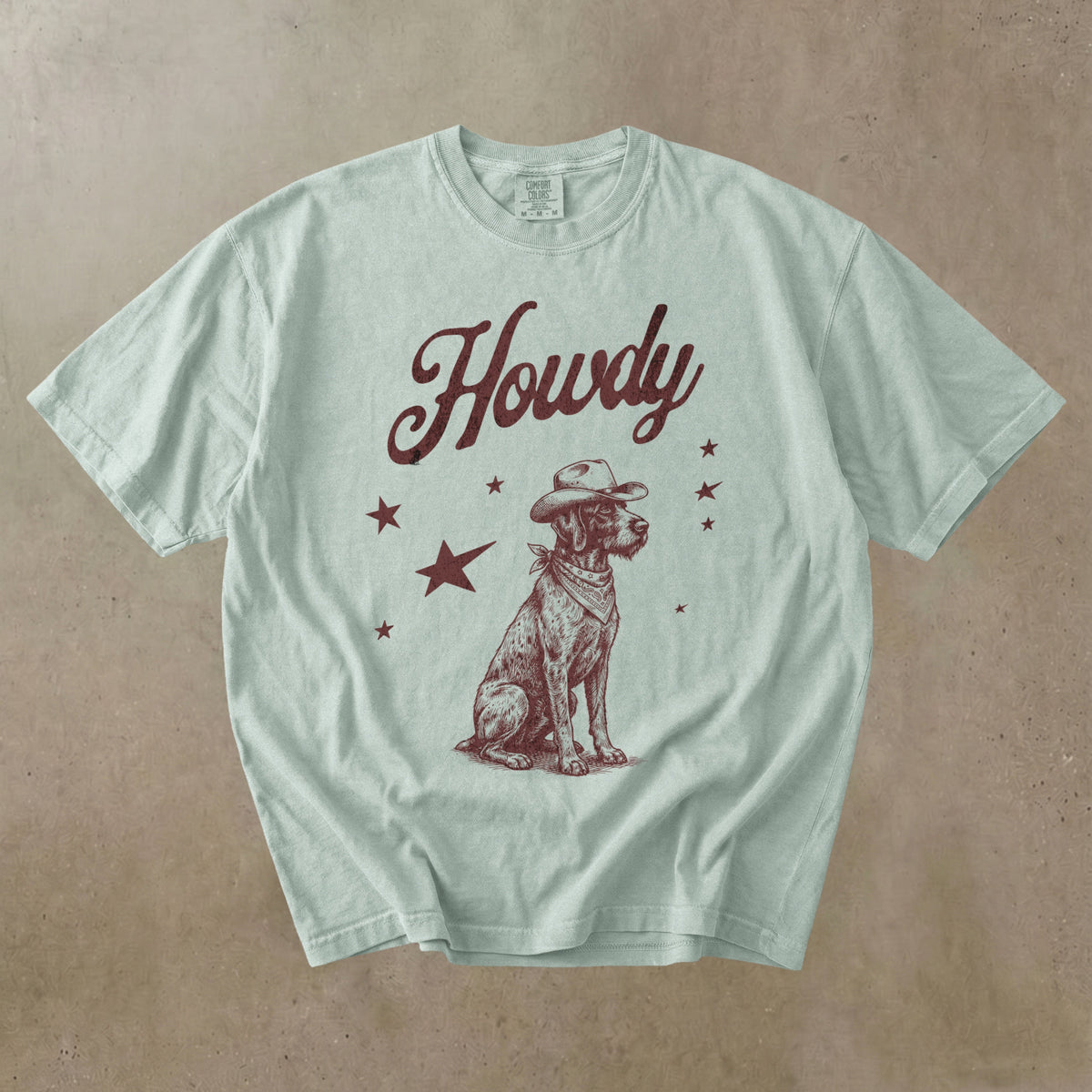 Howdy German Wirehaired Pointer T-shirt