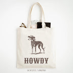 Howdy Greyhound Tote Bag
