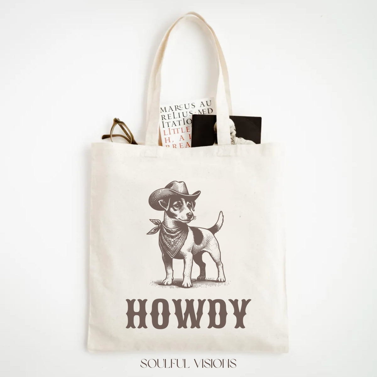 Howdy Jack Russell Tote Bag