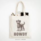 Howdy Labradoodle Tote Bag