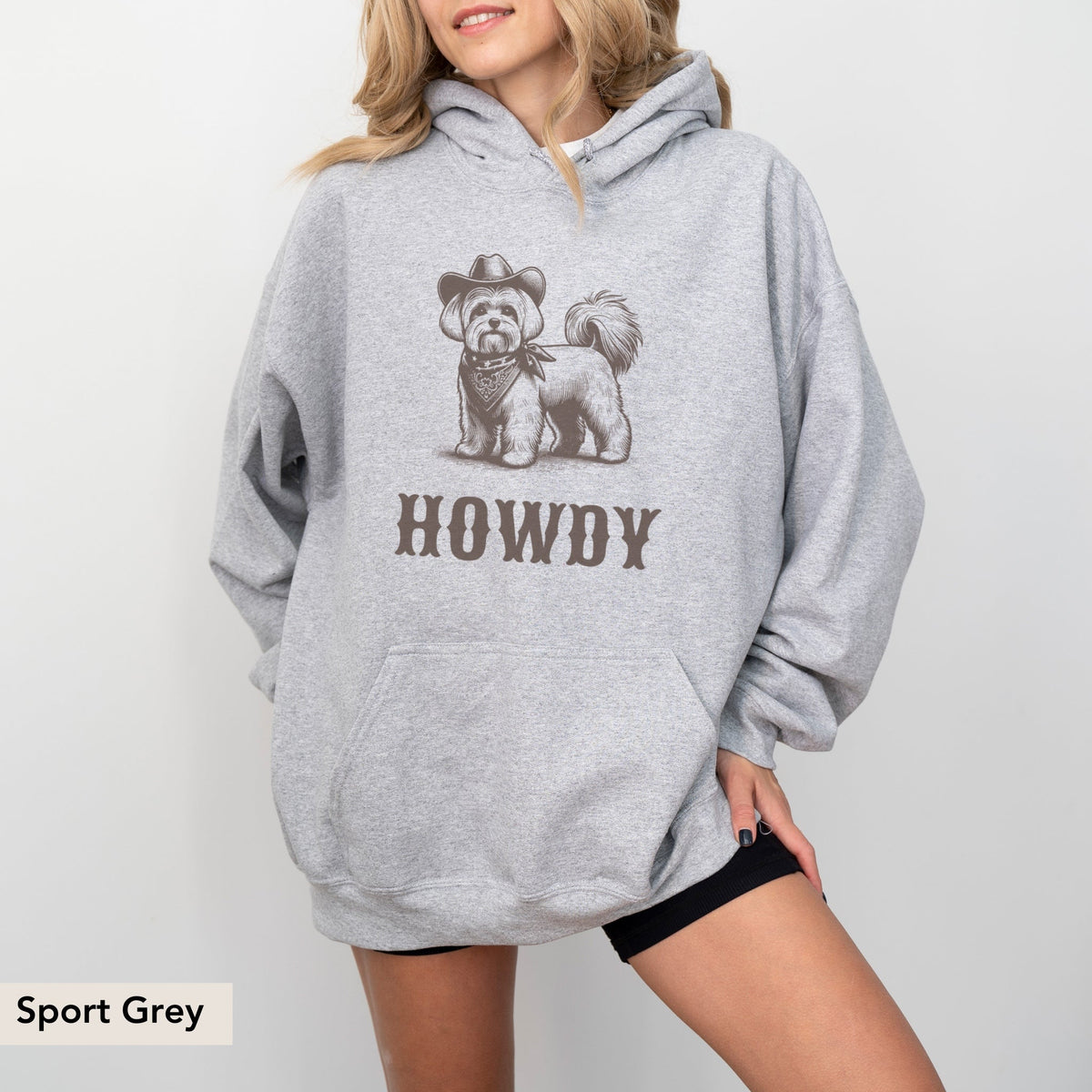 Howdy Maltese Hoodie