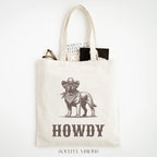 Howdy Mastiff Tote Bag