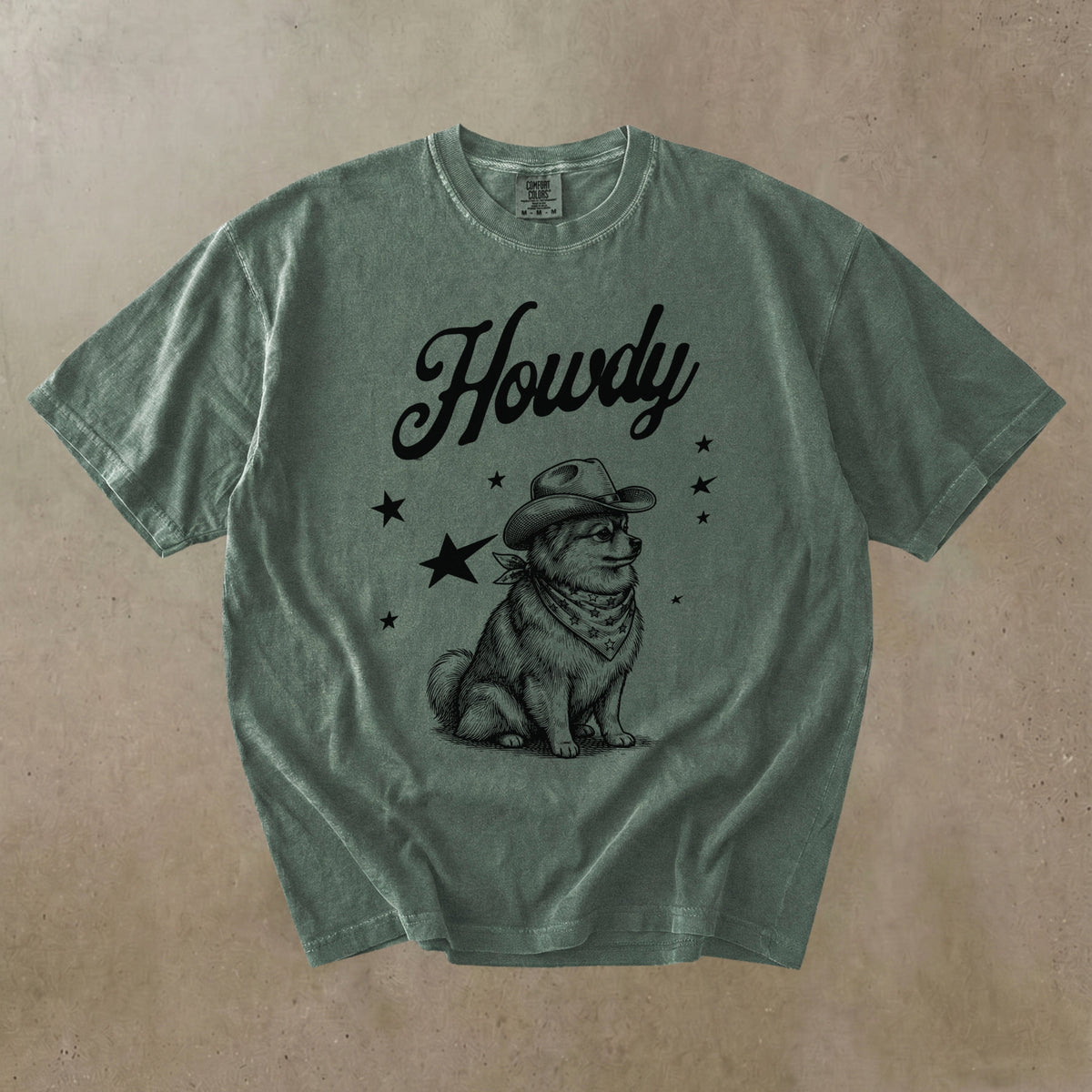 Howdy Pomeranian T-shirt
