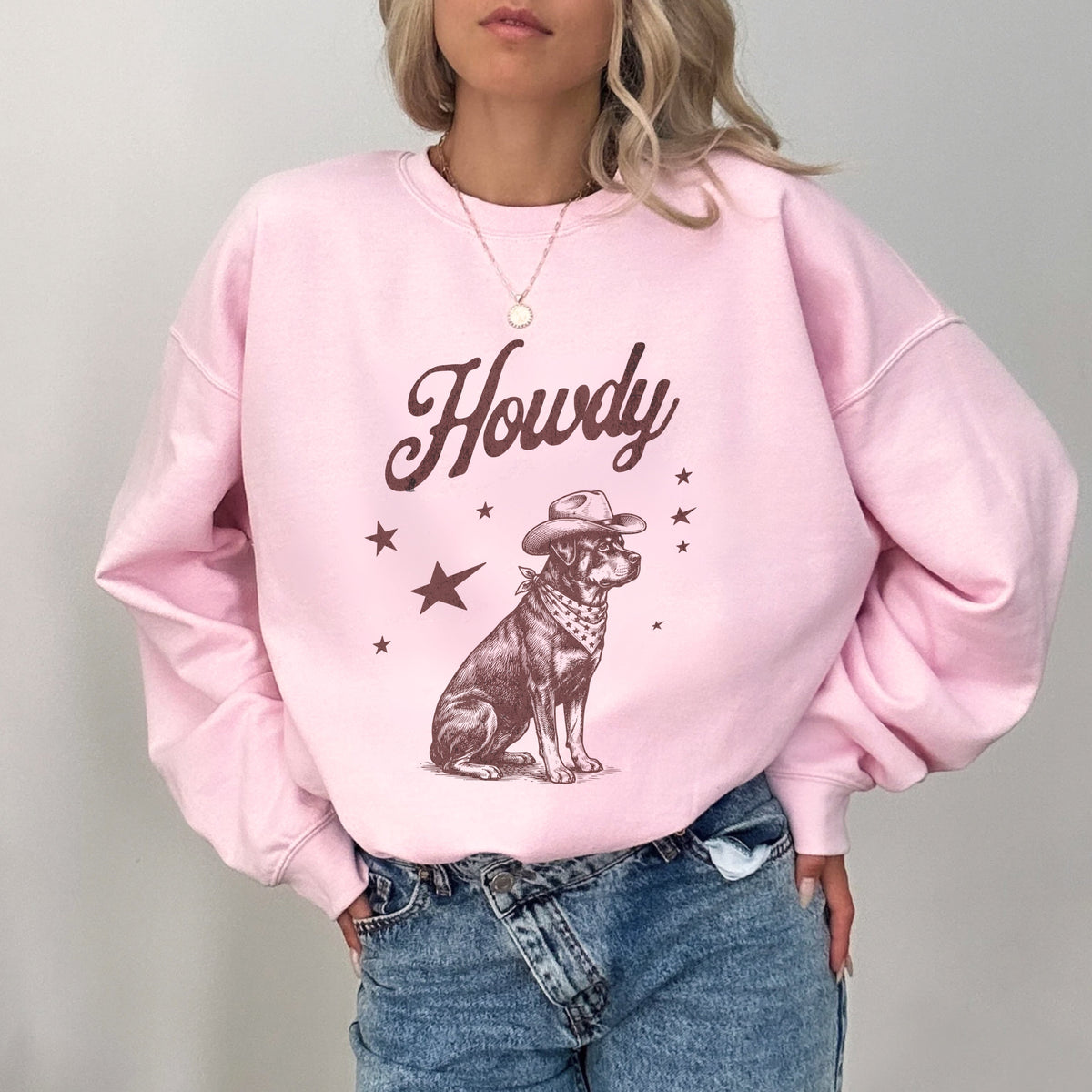 Howdy Rottweiler Sweatshirt
