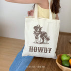 Howdy Saint Bernard Tote Bag