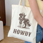 Howdy Saint Bernard Tote Bag