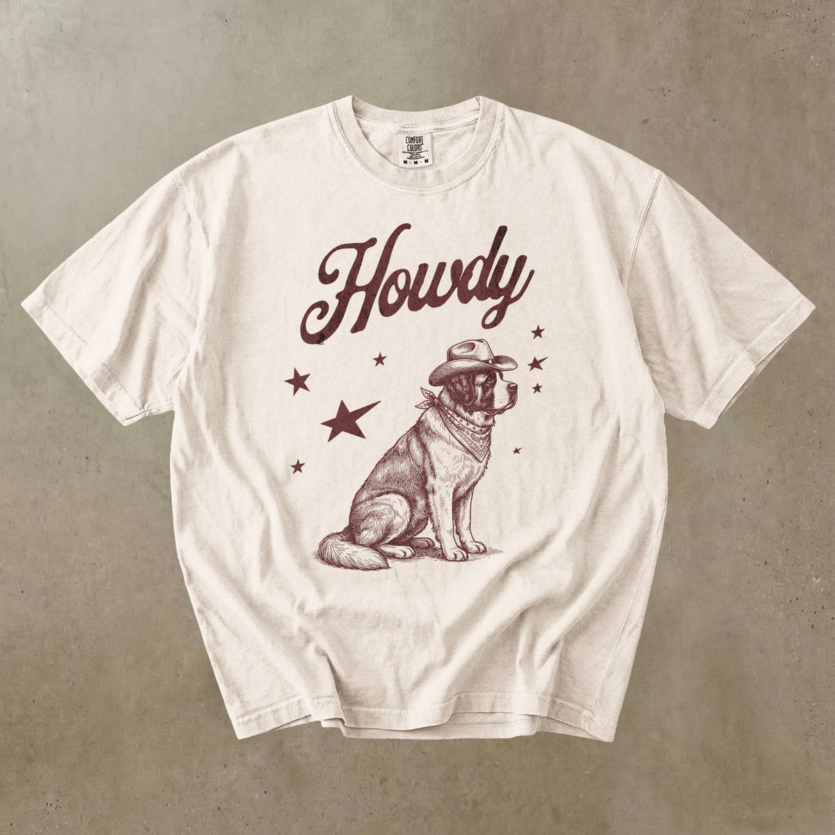 Howdy Saint Bernard T-shirt