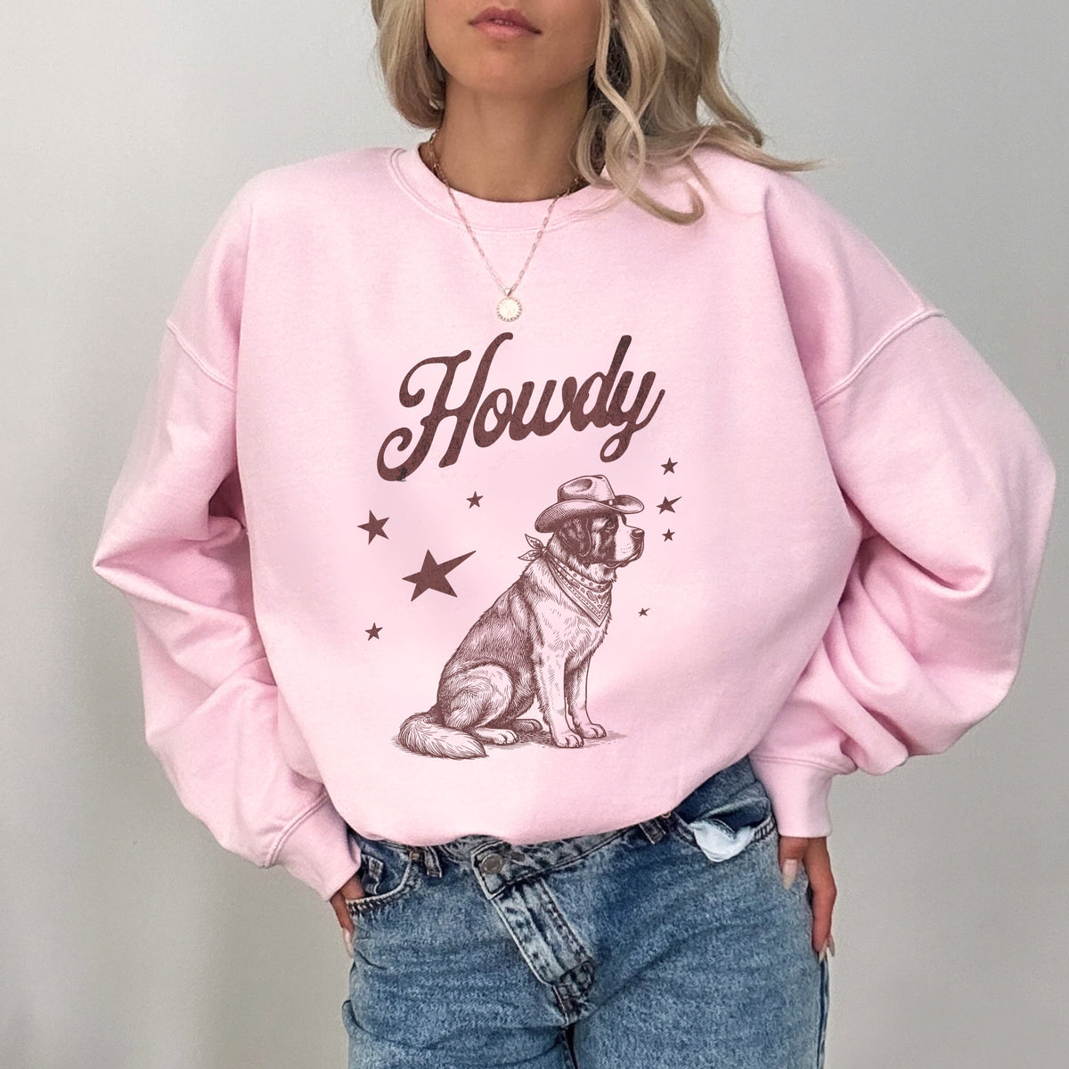 Howdy Saint Bernard Sweatshirt