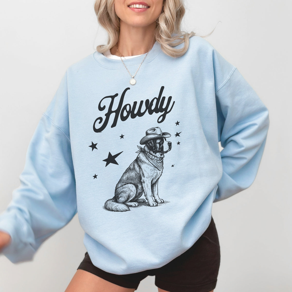 Howdy Saint Bernard Sweatshirt