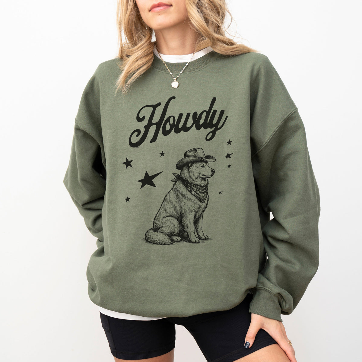 Howdy Samoyed Sweatshirt
