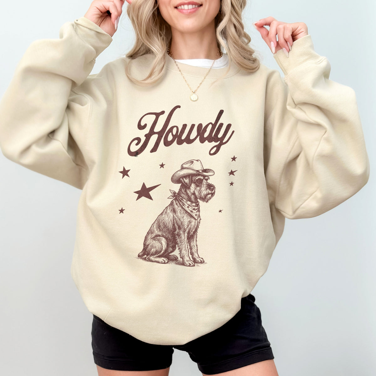 Howdy Schnauzer Sweatshirt