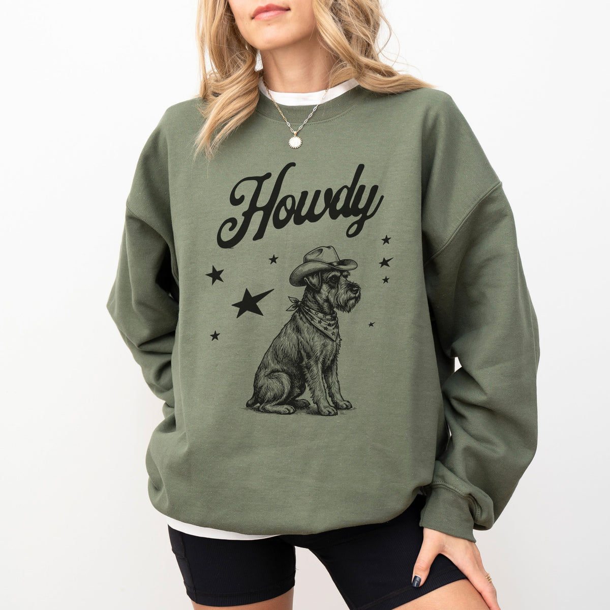 Howdy Schnauzer Sweatshirt