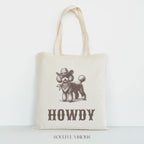 Howdy Toy Poodle Tote Bag