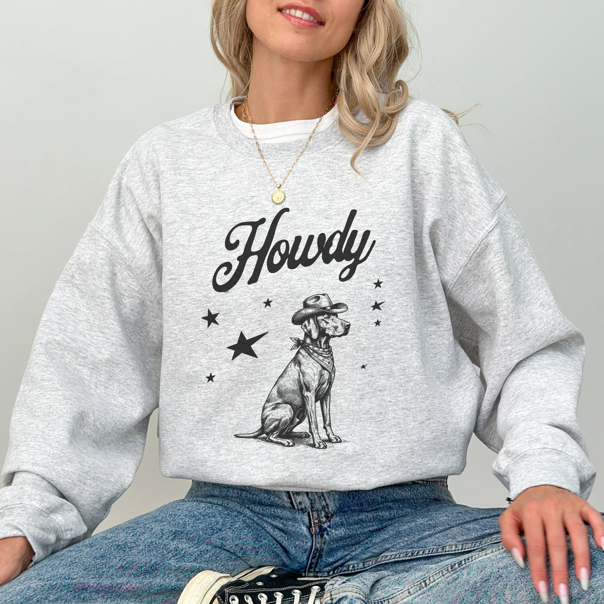 Howdy Vizsla Sweatshirt