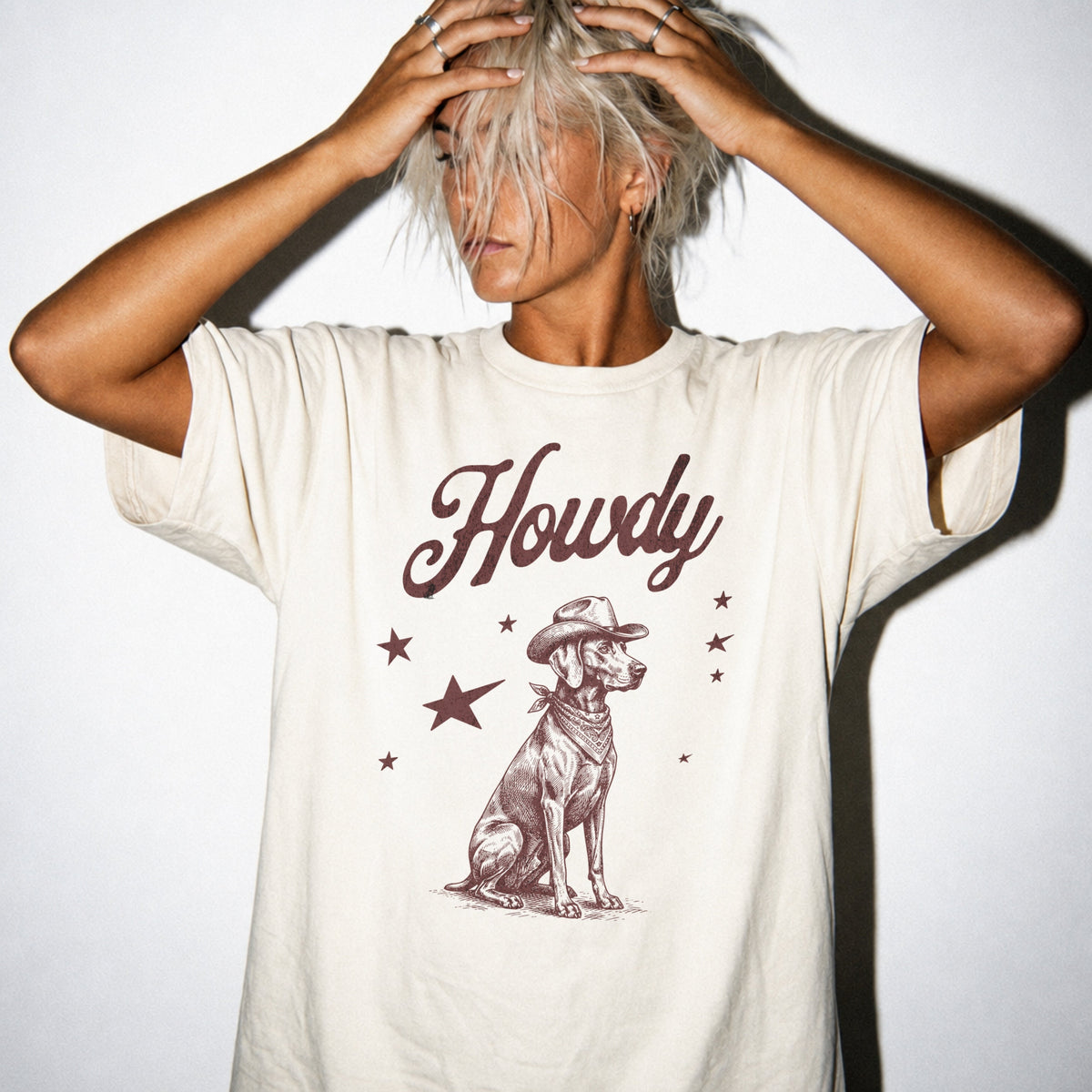 Howdy Weimaraner T-shirt