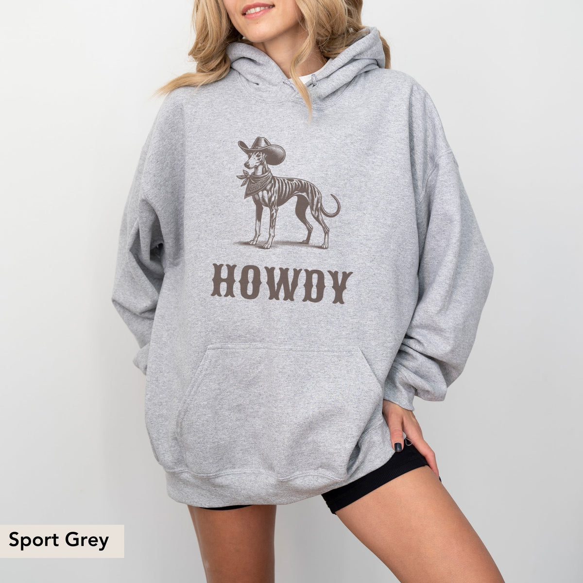 Howdy Whippet Hoodie