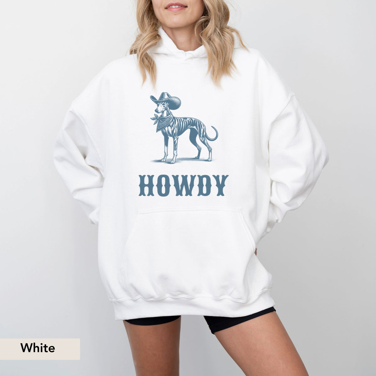 Howdy Whippet Hoodie