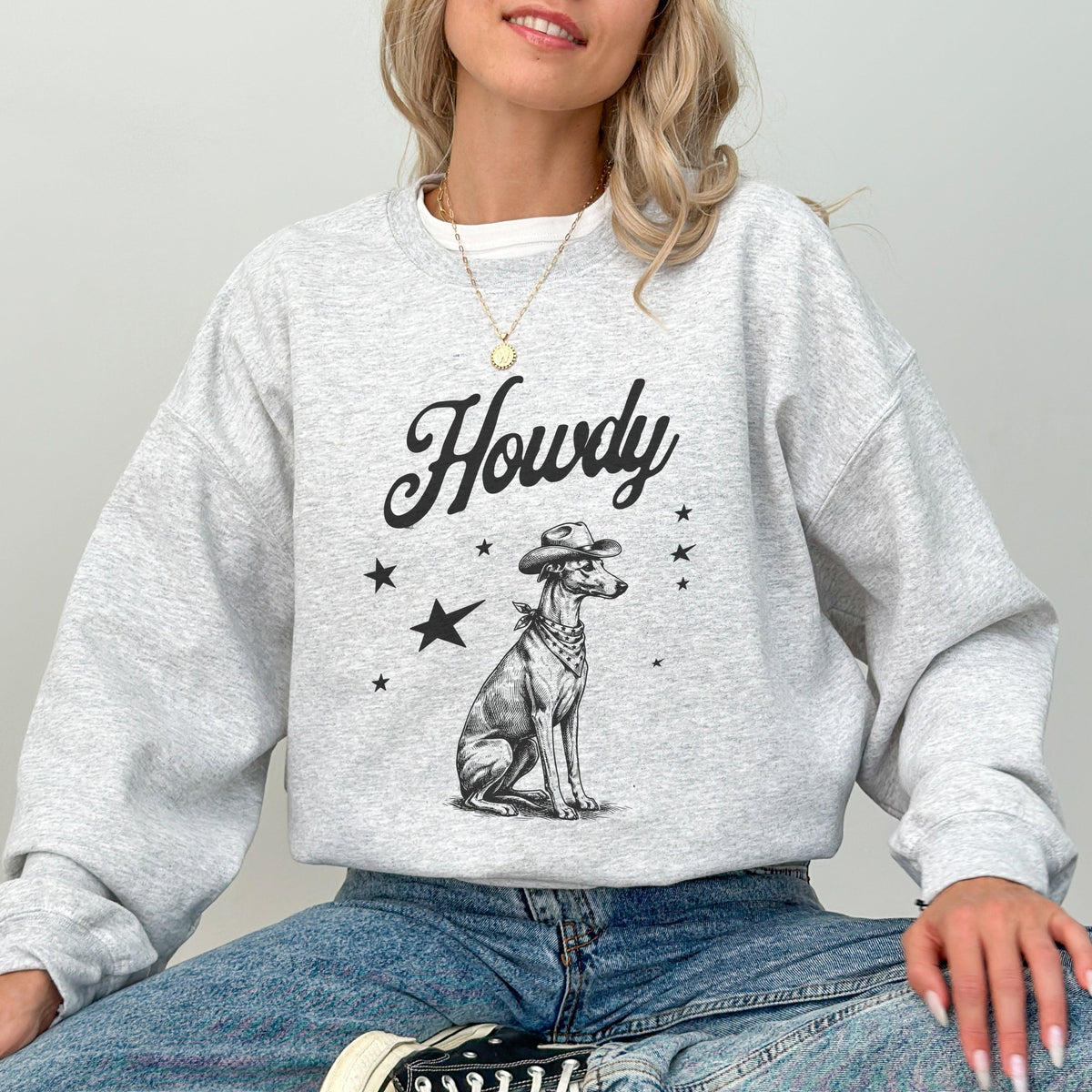 Howdy Whippet Sweatshirt