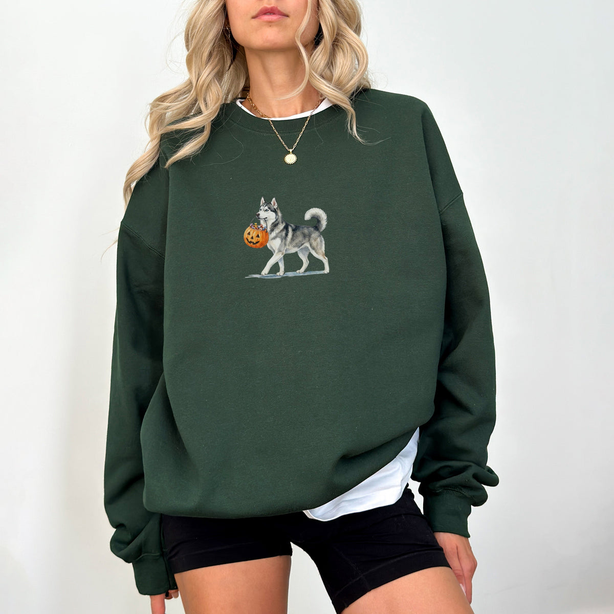 Husky Halloween Sweatshirt